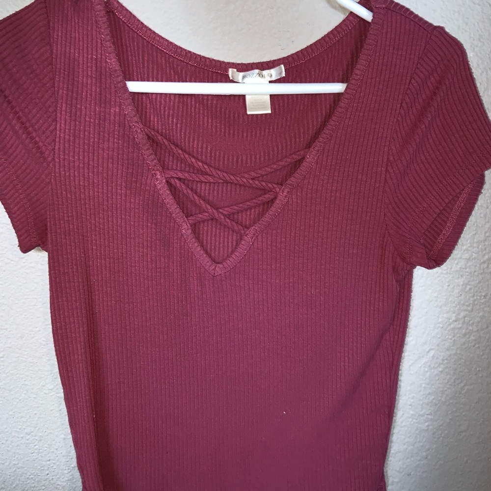 Pink crop top